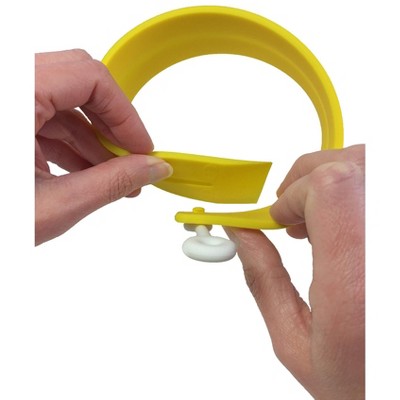 Adjustable Yellow Silicone Egg and Pancake Ring