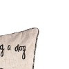 C&F Home 18" x 18" Home Is Where The Dog Is Applique & Embroidered Throw Pillow - 2 of 4