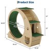 Cat Exercise Wheel for Indoor Cats - 48" Large Cat Running Wheel with 3-Level Jumping Tower, Quiet Spinner Hamster Wheel - 3 of 4