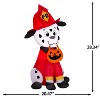 Gemmy Airblown Inflatable Firefighter Dog, 3.5 ft Tall, Multicolored - 3 of 4