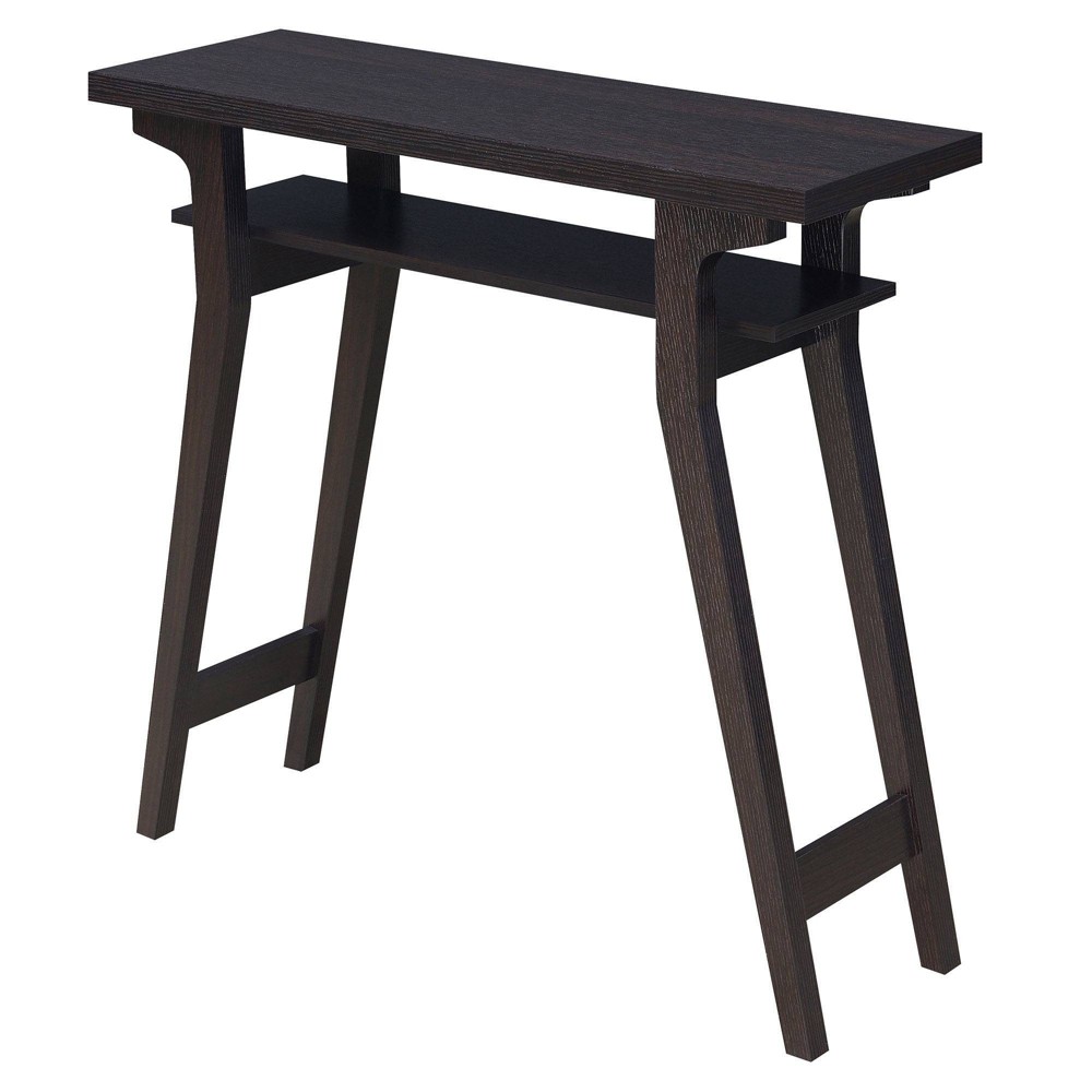 Newport Lynda Console Table Espresso - Breighton Home: Modern Style, MDF Material, for Living Room, Entryway