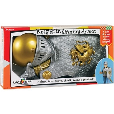 Small World Toys Ryan's Room® Knight in Shining Armor Dress-Up Costume, Silver