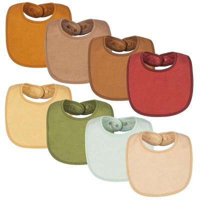 Tiny Twinkle Baby/Infant Waterproof and Absorbent Feeding Bibs (8-Pack)