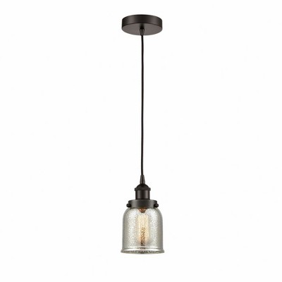 Bell - 1 Light Cord Hung Mini Pendant In Modern Style-9.5 Inches Tall and 5 Inches Wide