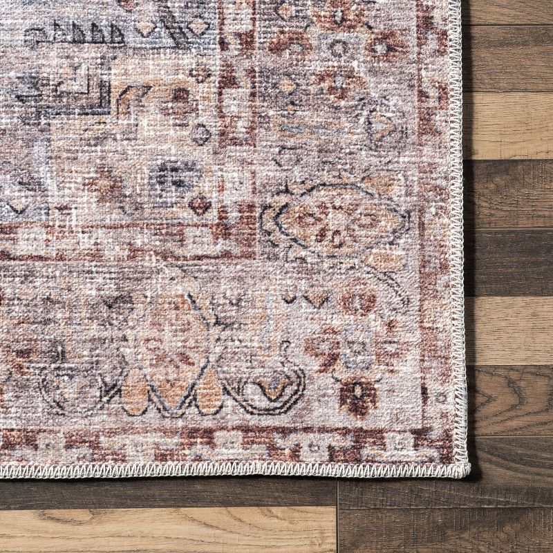Kirsty Traditional Distressed Cotton Area Rug, 6 of 11