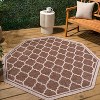 JONATHAN Y Trebol Moroccan Trellis Textured Weave Indoor/Outdoor Area Rug - 4 of 4