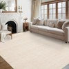 Washable Modern Abstract Rug Non Slip Low Pile Rug Soft Contemporary Throw Floor Cover Foldable Indoor Carpet for Living Room Bedroom Playroom - 2 of 4