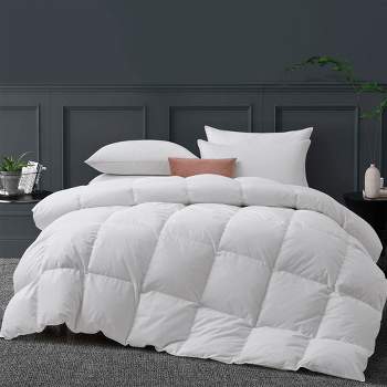 Peace Nest All Season Goose Feather Down Duvet Insert with 233TC Cotton Cover
