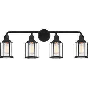 Quoizel Lighting Ludlow 4 - Light Vanity in  Earth Black - 1 of 4