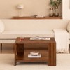 MH London Athena Square Modern Solid Wood Coffee Table For Living Room - 4 of 4