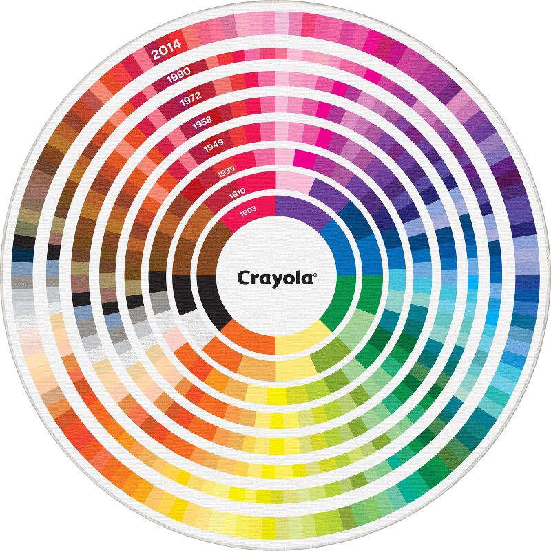 Crayola Color Wheel Multicolor Area Rug by Well Woven, 1 of 8