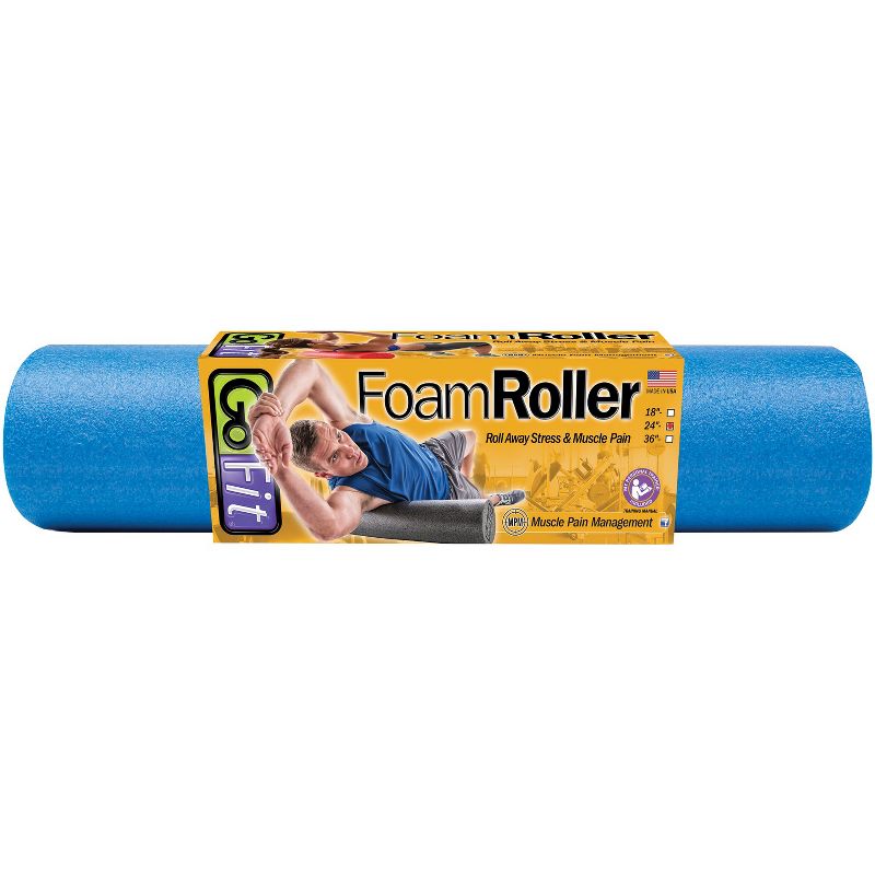 GoFit® Foam Roll (24 In.; Blue), 3 of 6