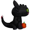 Gemmy Airblown Inflatable Stylized Toothless w/JOL Universal, 3 ft Tall, Multicolored - 3 of 4