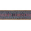 Elegant Holiday Merry Christmas Wall Sign – 8"H – Metal & Wood – Black, Red, White – By Melrose - 3 of 3