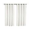 GoodGram 2 Pack Hotel Thermal Grommet 100% Blackout Window Curtain Panels - 2 of 3