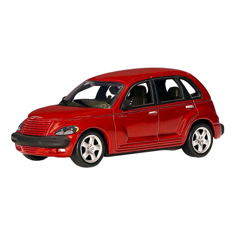 2001 Chrysler PT Cruiser Dark Red Metallic 1/64 Diecast Model Car by Autoart, 2 of 4