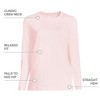 Lands' End Women's Relaxed Supima Cotton Long Sleeve Crew Neck T-Shirt - 4 of 4