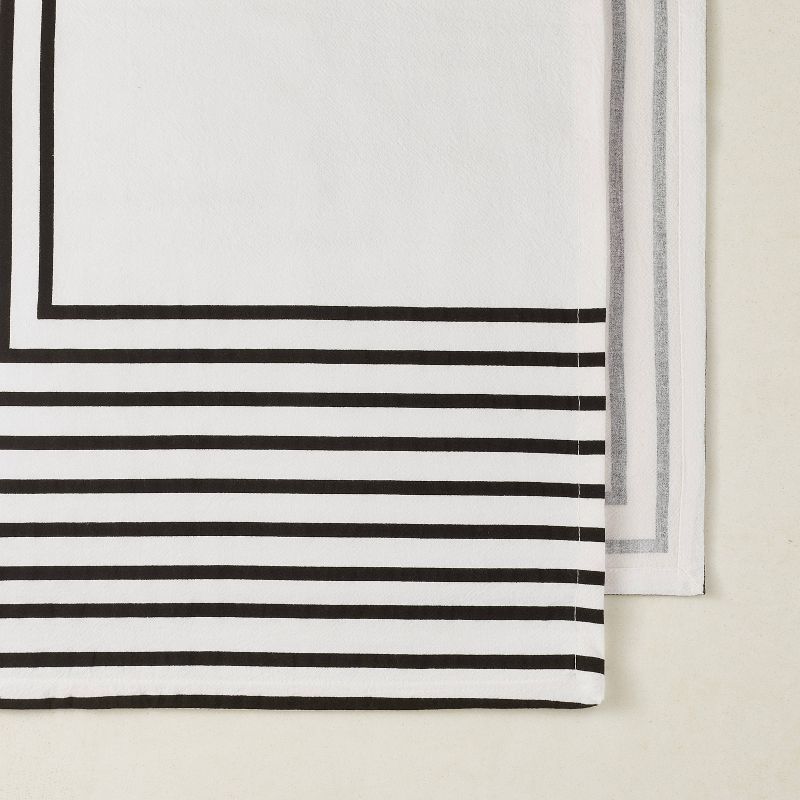 4pk Cotton Striped Napkins Black/White - Opalhouse&#8482; designed with Jungalow&#8482;, 4 of 7