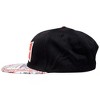 Adult Budweiser Beer Label Brim Adjustable Snapback Hat - 3 of 4