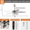 Parrot Uncle 52" LED Ceiling Fan with Light and Remote - 4 of 4