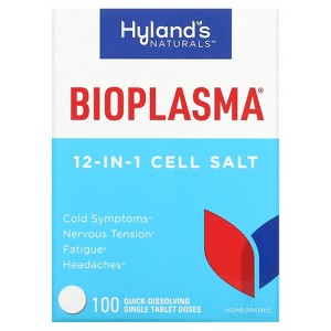 Hyland's Naturals Bioplasma®, 12-In-1 Cell Salt, 100 Quick-Dissolving Single Tablet Doses - 1 of 3