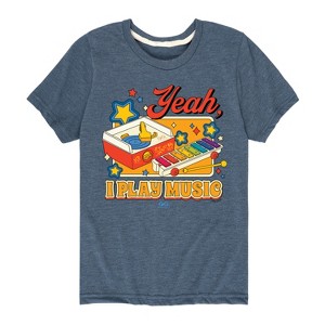 Boys' - Fisher-Price - Yeah I Play Music Short Sleeve Graphic T-Shirt - 1 of 4