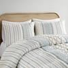 Sapphtopaz 3 Pcs Tufted Cotton Chenille Comforter Set Casual Bedding Set Quilt Set 1 Cover, 2 Pillow Shams, Machine Washable - 4 of 4