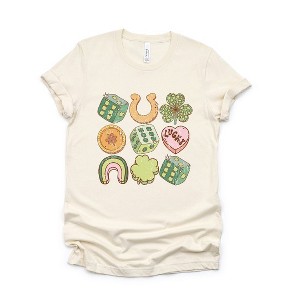Simply Sage Market Women's St. Patrick's Charm Chart Short Sleeve Graphic Tee - 1 of 4