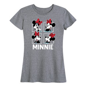 Women's - Disney - Minnie Grid Short Sleeve Graphic T-Shirt - 1 of 4