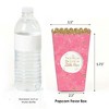 Big Dot of Happiness Pink Twinkle Twinkle Little Star - Baby Shower or Birthday Party Favor Popcorn Treat Boxes - Set of 12 - 2 of 4