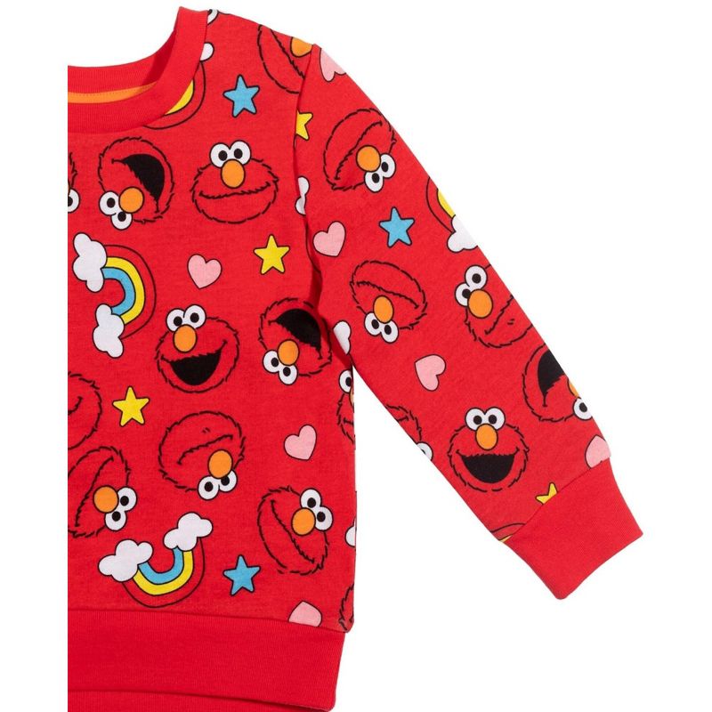 Sesame Street Elmo Abby Cadabby Girls Sweatshirt Toddler, 5 of 8