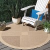 Courtyard CY1928 UV & Stain Resistant Non-Shedding Power Loomed Indoor/Outdoor Rugs - Safavieh - 2 of 3