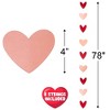 ArtCreativity Valentines Heart Garland Decorations with Red & Pink Hearts - 3 of 4