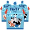 Big Dot of Happiness Pawty Like a Puppy - Treat Box Party Favors - Dog Baby Shower or Birthday Party Goodie Gable Boxes - Set of 12 - 2 of 4