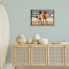 Stupell Industries Surfboard Kids Friends Black Floater Framed Canvas Wall Art - 2 of 4