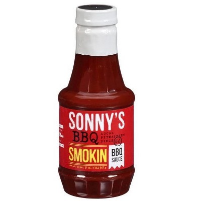 Sonny's BBQ Smokin BBQ Sauce, 20 oz Bottle (Pack of 2)