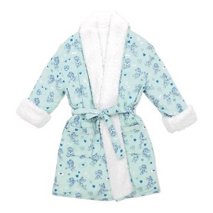 Gender Neutral Kids' Bamboo faux-shearling Robe - Bellabu Bear - 1 of 3