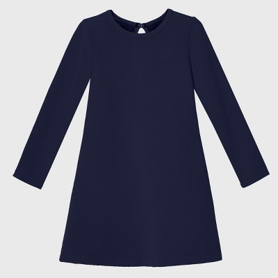 City Threads USA-Made Cotton Fleece Soft A-Line Dress