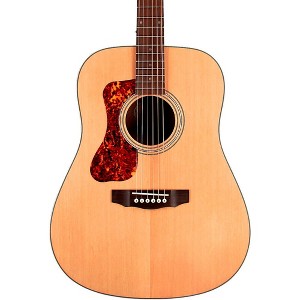 Guild D-240E Dreadnought Left-Handed Acoustic-Electric Guitar Natural - 1 of 4