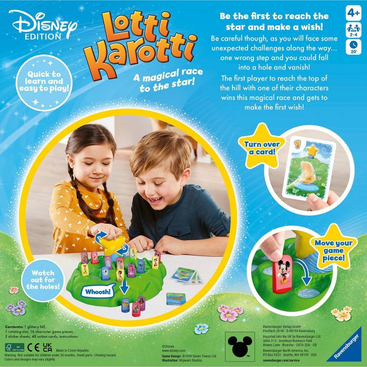 Ravensburger Disney Lotti Karotti Board Game: Creative Thinking, Includes Cards & Game Pieces, 2-4 Players, 20 Min Play, 3 of 4