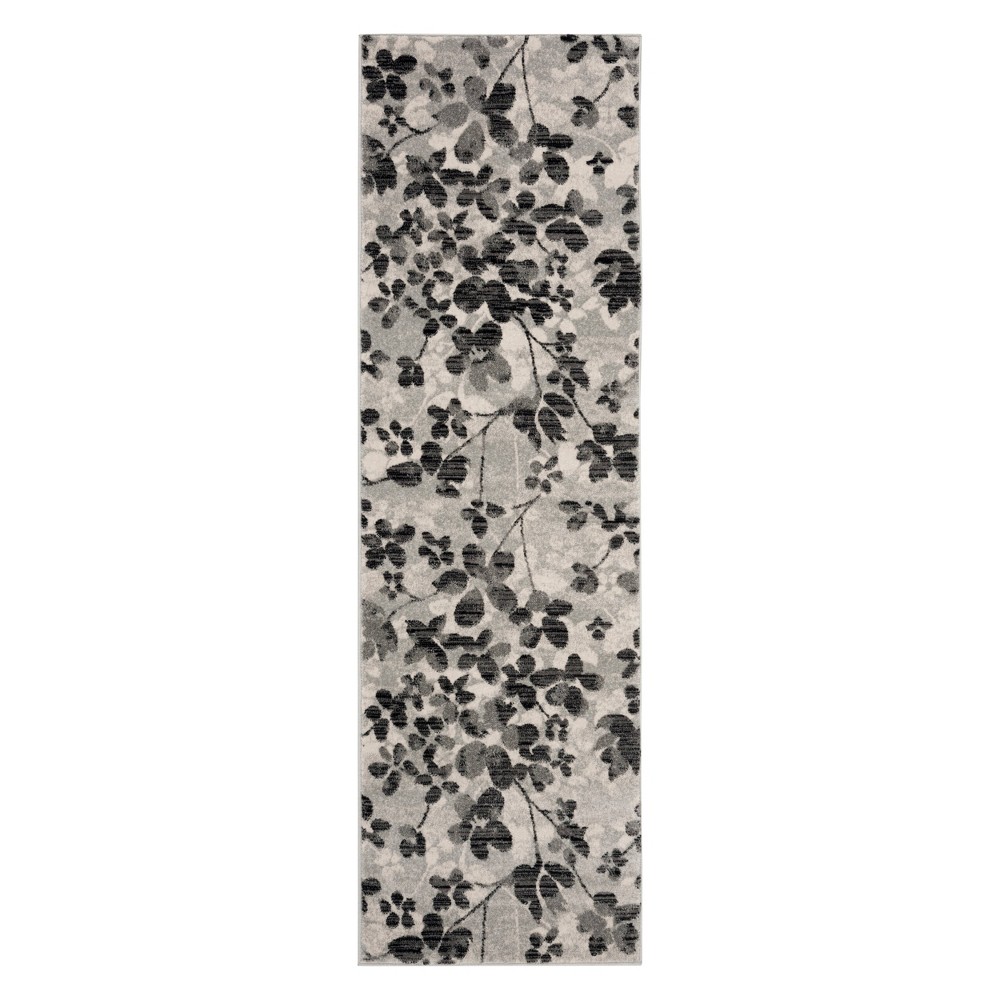  Runner Floral Gray/Black
