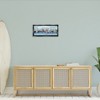 Stupell Industries Varied Boats Docked Port Marina Floating Frame Canvas Art, Black, 25" x 11" - 3 of 4