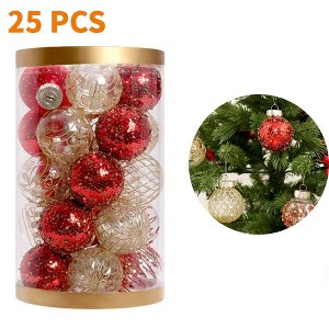 GustoWave Christmas Tree Ornaments Sets, 25 Pcs Christmas Decoration Balls for Holiday, Wedding, Party - 1 of 4