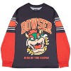 Super Mario Bowser Little Boys 2 Piece Long Sleeve T-Shirt and Jogger Pants Set - Black, 5-6 - 2 of 4