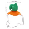Unique Bargains Halloween Leaf Pumpkin Pet Headwear Orange Green 1 Pc - 4 of 4