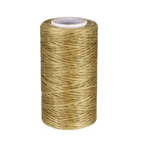Unique Bargains Flat DIY Crafts Art Handmade Leather Sewing Waxed Thread - 1 of 3