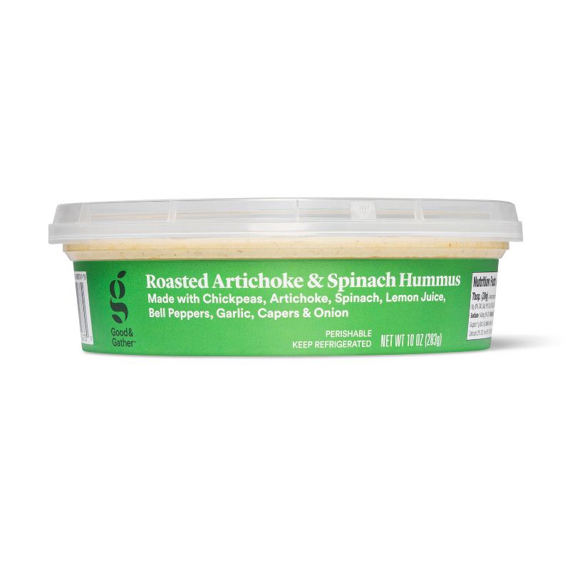 Roasted Artichoke and Spinach Hummus - 10oz - Good & Gather&#8482;, 3 of 8
