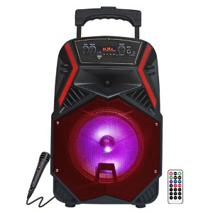 TOPTECH Angel-8 8" Portable Bluetooth Party Speaker with LED Lights and Remote - 1 of 1