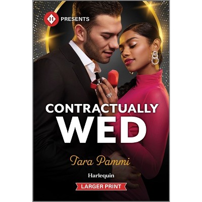 Contractually Wed - Large Print by  Tara Pammi (Paperback)