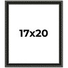PosterPalooza | Antique Black Picture Frame - UV Acrylic, Foam Board Backing, Hanging Hardware - 2 of 4